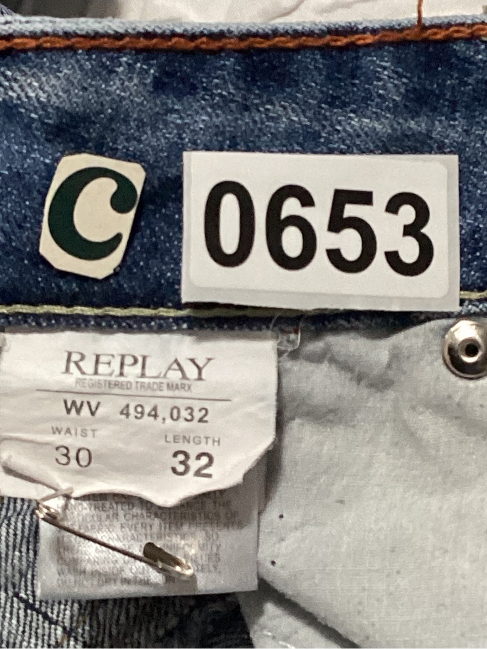 Replay Women’s Jeans embroidered - Picture 5 of 5